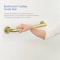 Kibi Circular 36-Inch Stainless Steel Grab Bar - Brushed Gold KGB1036BG - alternate 4